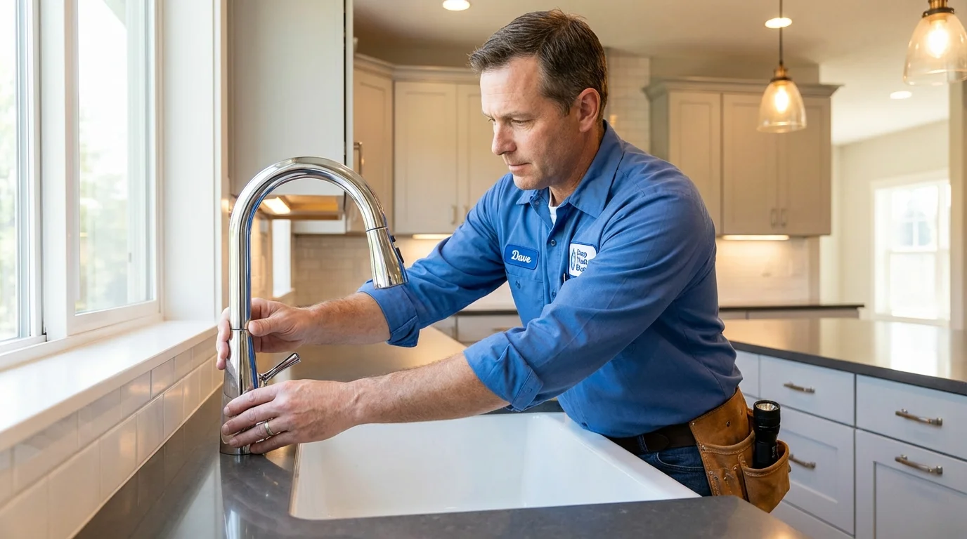 Kitchen faucet installation by Johns Plumbing LLC in Glendora